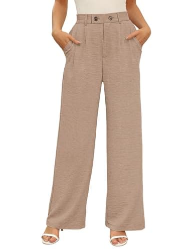 Angerella Women's Wide Leg Business Casual Trousers