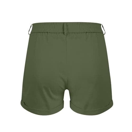 Shusuen Women's Casual Stretch Shorts