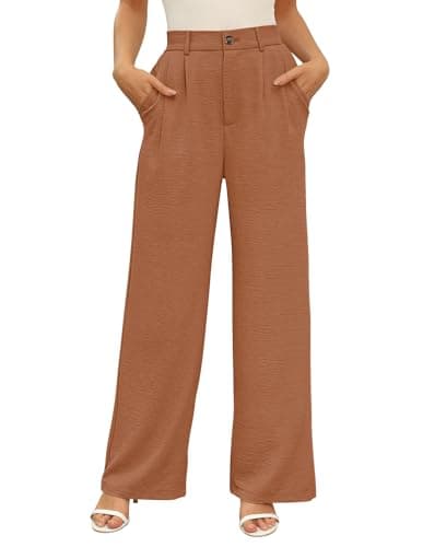 Angerella Women's Wide Leg Business Casual Trousers