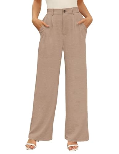 Angerella Women's Wide Leg Business Casual Trousers