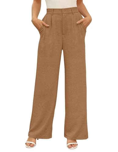 Angerella Women's Wide Leg Business Casual Trousers