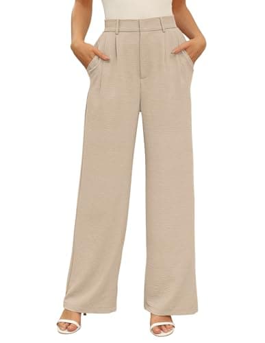 Angerella Women's Wide Leg Business Casual Trousers