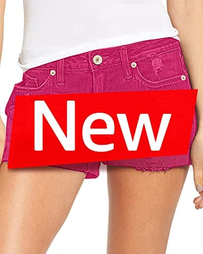 Luvamia Women's Ripped Denim Shorts