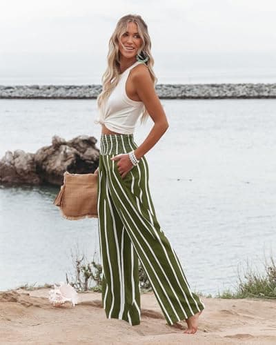 Angerella Women's Casual Palazzo Pants