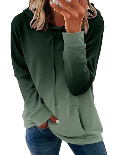 Women's Casual Tie Dye & Floral Print Hoodie Sweatshirt