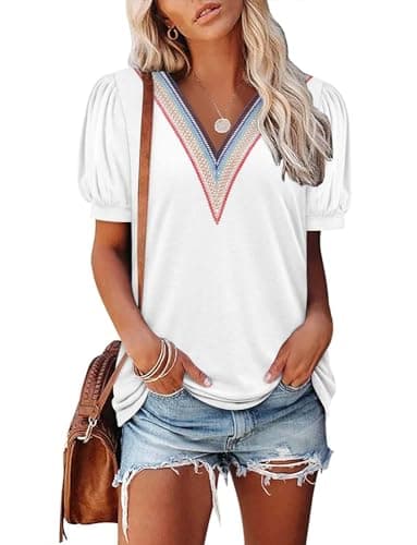 Angerella Floral Print Blouses for Women