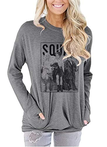 Angerella Women's Printed Casual Tops