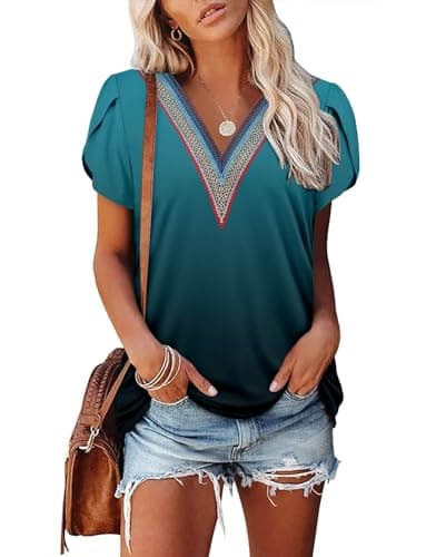Angerella Floral Print Blouses for Women