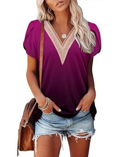 Angerella Floral Print Blouses for Women