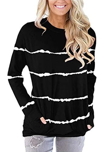 Angerella Women's Printed Casual Tops