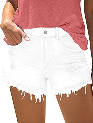 Women's Angerella Ripped Denim Shorts