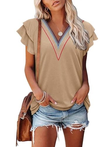 Angerella Floral Print Blouses for Women