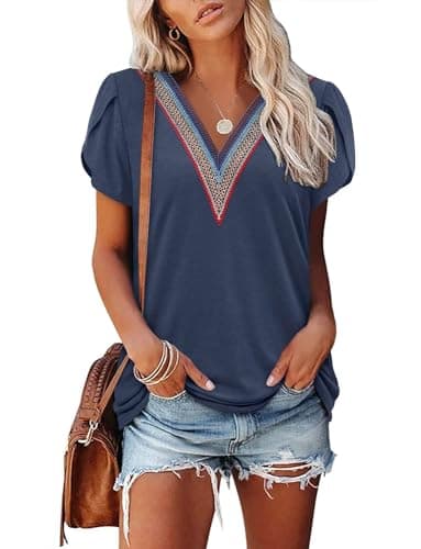 Angerella Floral Print Blouses for Women