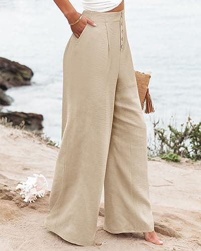 Angerella Women Flowy Palazzo Pants
