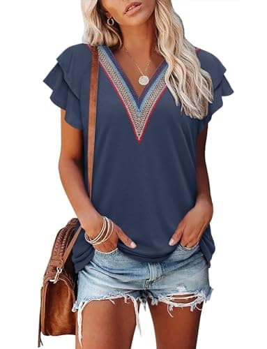 Angerella Floral Print Blouses for Women