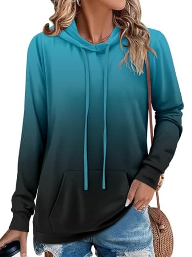 Women's Camo Leopard Print Hoodie Sweatshirt