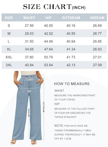 Angerella Women's Wide Leg Business Casual Trousers