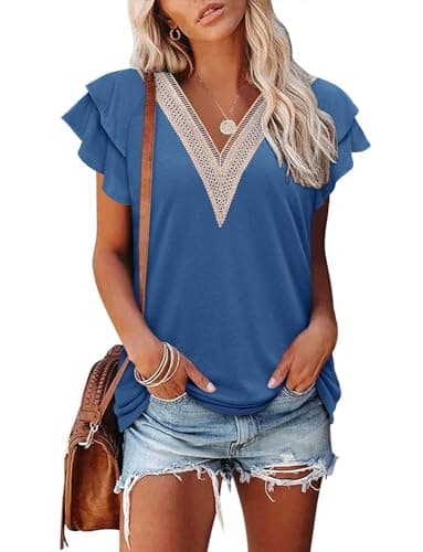 Angerella Floral Print Blouses for Women