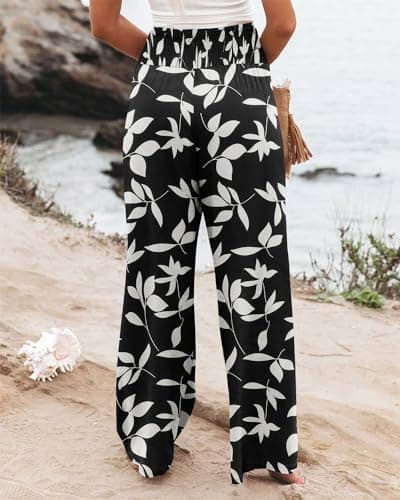 Angerella Women's Stretchy Wide Leg Palazzo Pants