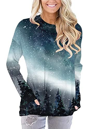 Angerella Women's Printed Casual Tops
