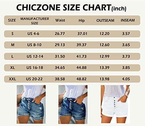Women's Distressed Denim Shorts