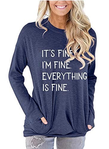 Angerella Women's Printed Casual Tops