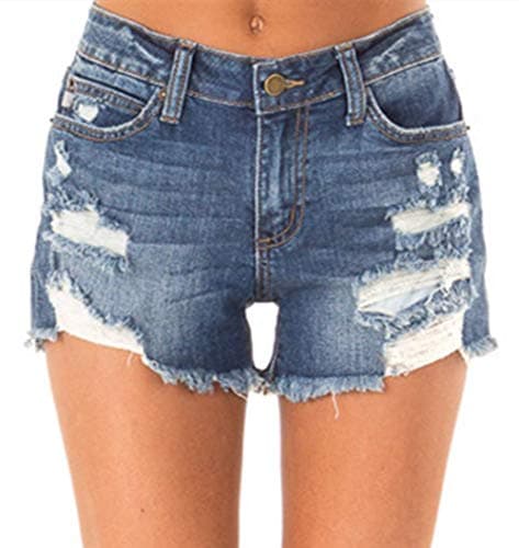 Women's Angerella Ripped Denim Shorts