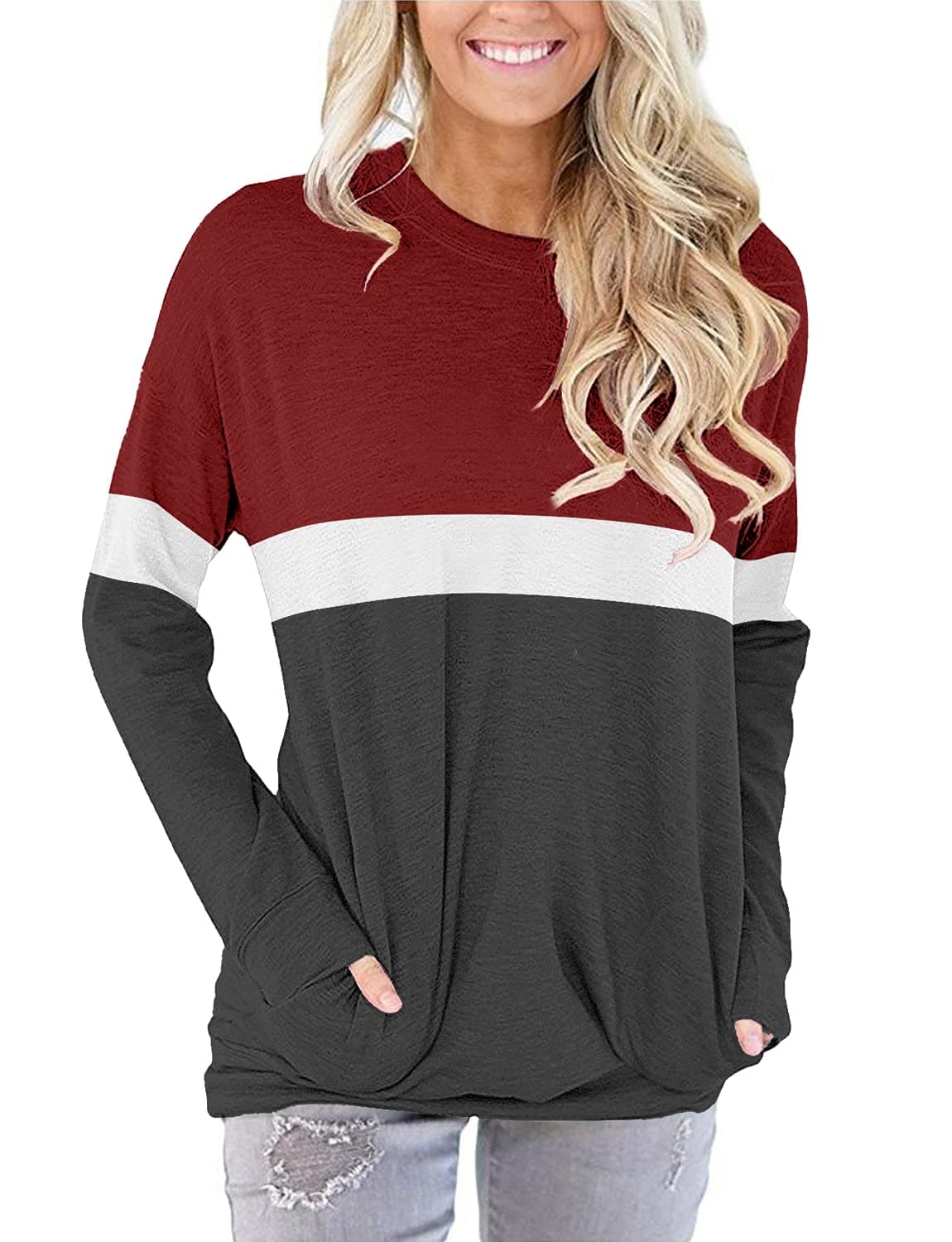 Angerella Women's Printed Casual Tops